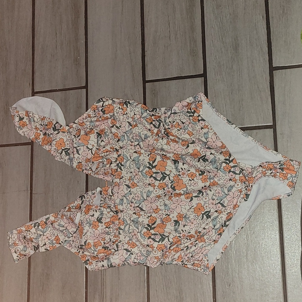 NWOT Cupshe 1 Piece Floral Print Size XXL Firm - Picture 2 of 7